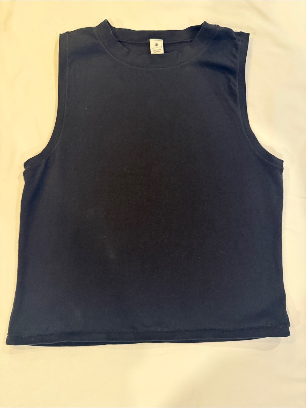 Yogalicious Black Sleeveless Crewneck Tank